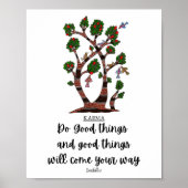 Poster Karma-Do Good Things (Devant)
