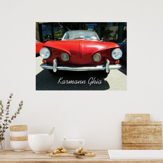 Poster Karmann Ghia (Cuisine)