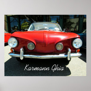 Poster Karmann Ghia