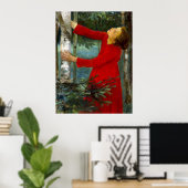 Poster Károly Ferenczy - Chant d'oiseau (Bureau à domicile)