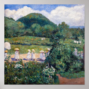 Poster Károly Ferenczy - Pique-nique en mai (Journée d'ét