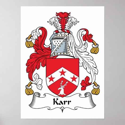 Poster Karr Family Crest (Devant)