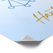 Poster Karuna Reiki Harth Mandala Sky Blue (Coin)