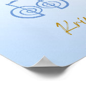 Poster Karuna Reiki Kriya Mandala Sky Blue (Coin)