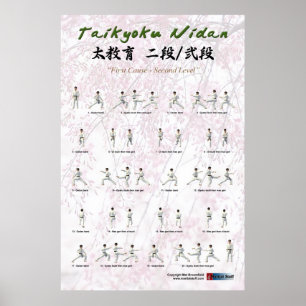 Poster Kata Taikyoku Nidan - 2ème kata