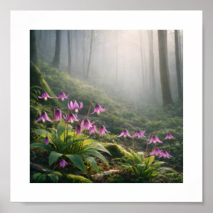 Poster Katakuri de printemps dans la brume – Atr Print