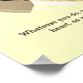 Poster KATHERINE G JOHNSON Citation Écriture personnalisé (Coin)