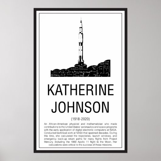 Poster Katherine Johnson (Devant)