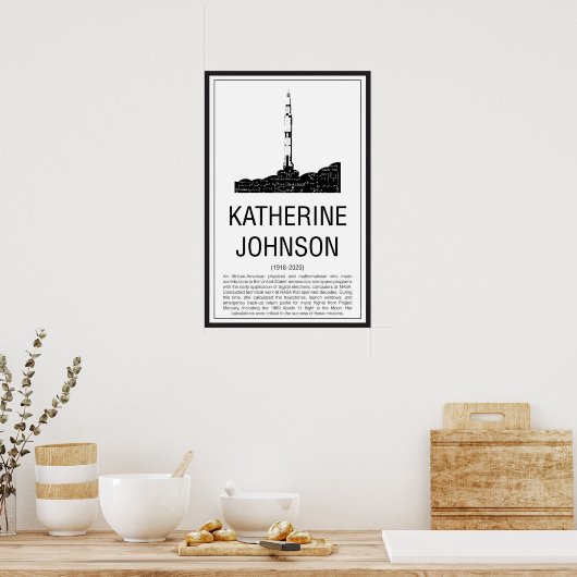 Poster Katherine Johnson (Cuisine)