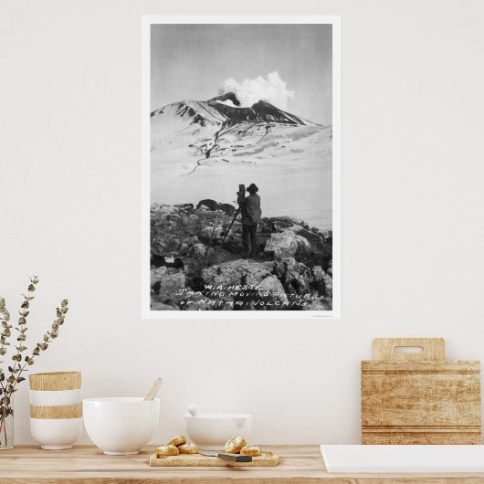 Poster Katmai Volcano Alaska 1913 (Cuisine)