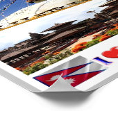 Poster Katmandou - I Love - Népal - (Coin)