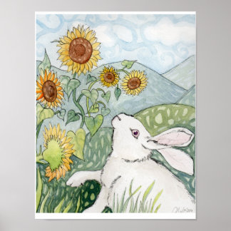 Poster Katniss et tournesols