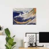 Poster Katsushika Hokusai (Bureau à domicile)