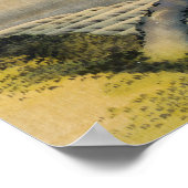 Poster Katsushika Hokusai - Garçon regardant le Mont Fuji (Coin)