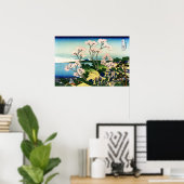 Poster Katsushika Hokusai Goten-yama Hill, Shinagawa en t (Bureau à domicile)