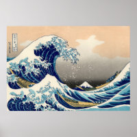 KATSUSHIKA HOKUSAI - La grande vague de Kanagawa