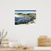 Poster Katsushika Hokusai Le Fuji vu de Kanaya (Cuisine)