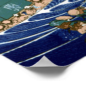 Poster Katsushika Hokusai Le Fuji vu de Kanaya (Coin)