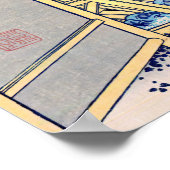 Poster Katsushika Hokusai - Moulin à eau à Onden (Coin)