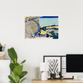 Poster Katsushika Hokusai - Moulin à eau à Onden (Bureau à domicile)