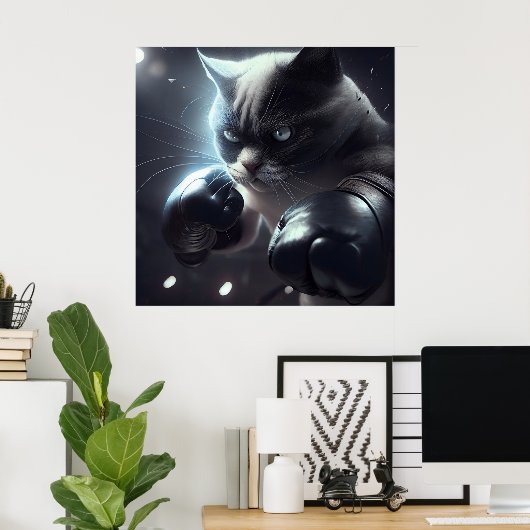 Poster katten (Thuiskantoor)