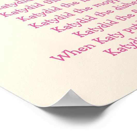 Poster Katydid (Coin)