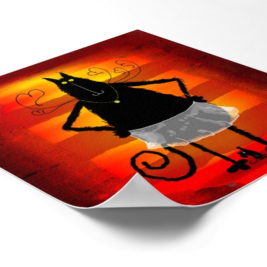 Poster Katzenballerina (Coin)