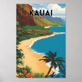 Poster Kauai Hawaii (Devant)