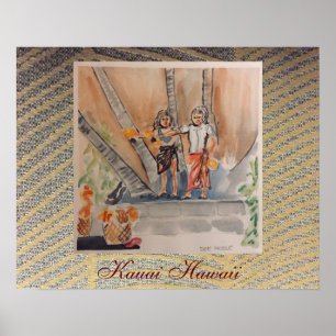 Poster Kauai Hawaii par Chloe Dee Noble