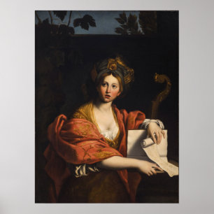 Poster Kauffman - Cumaean Sibyl Après Domenichino 1763