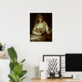 Poster Kauffman - Portrait D'Une Dame Comme Vierge Vestal (Bureau à domicile)