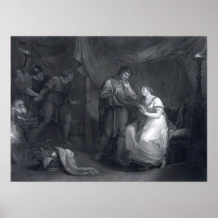 Poster Kauffman - Scène de Troilus et Cressida