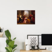 Poster Kauffman - Virgile lisant l'Énéide à Auguste (Bureau à domicile)