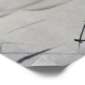 Poster Kawabata Gyokushō petits oiseaux et Bambou (Coin)