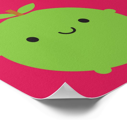 Poster Kawaii Apple (Coin)