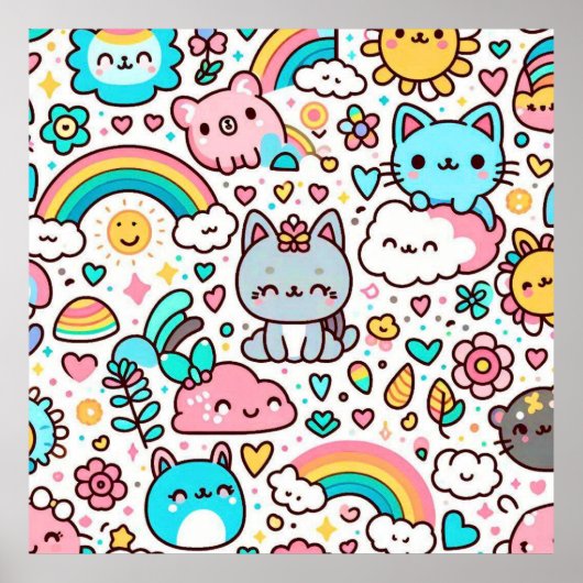 Poster Kawaii Art (Devant)