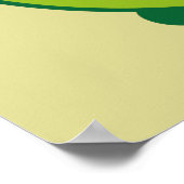 Poster Kawaii Avocado (Coin)