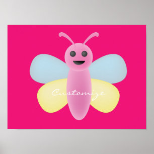 Poster Kawaii Bee Thunder_Cove multicolore