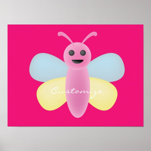 Poster Kawaii Bee Thunder_Cove multicolore (Devant)