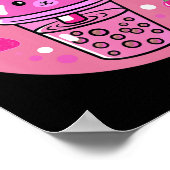 Poster Kawaii Boba Coupe Fraise Anime Buble Thé Cute (Coin)