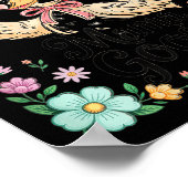 Poster Kawaii Bonnet Farmhouse Style Mama Goose (Coin)