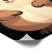 Poster Kawaii Chibi Groundhog - Panfurware Llc (Coin)