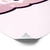 Poster Kawaii Cutie avec ballon cardiaque (Coin)