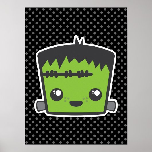 Poster Kawaii Frankenstein Imprimer (Devant)