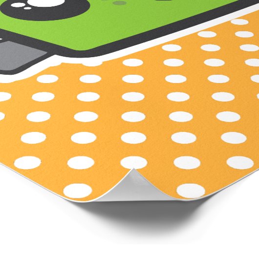 Poster Kawaii Frankenstein Imprimer (Coin)