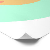 poster kawaii - meisje (Hoek)