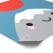 Poster Kawaii Mt Fuji San (Coin)