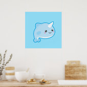 Poster Kawaii Narwhal (Cuisine)