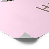 Poster Kawaii pandas et chats photo cadre 1er anniversair (Coin)