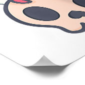 Poster Kawaii Pastel Goth Cute Démon Déplaisant Chat et C (Coin)